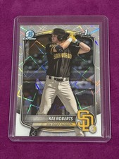 2025 Bowman Chrome - Prospects Kai Roberts #BCP-182 Laser Refractor (RC)