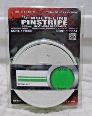 MULTI-LINE 409097 PINSTRIPE, 1/4'' X 40' Extreme Green  Made in the USA