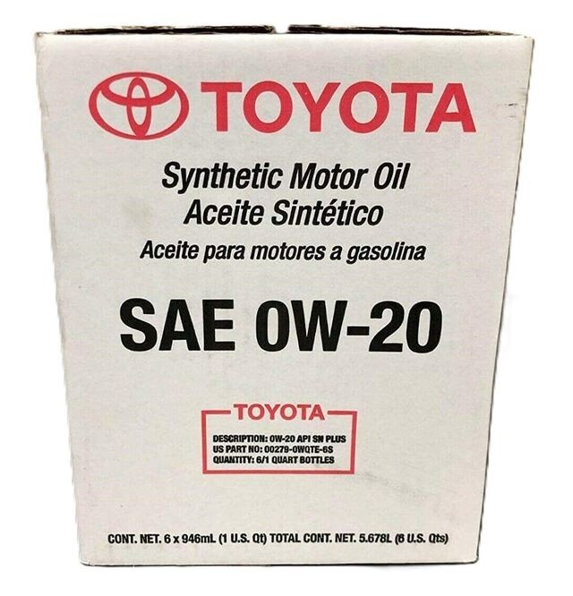 0w-20 Quarts (case Of 6) 00279-0wqte