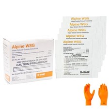 Alpine WSG Insecticide: 5 x 10g Packets, Gloves, Pest ID Card for Ants