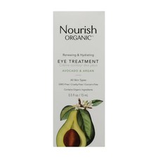Traitement Des Yeux Bio Avocat Plus Huile D'Argan 0,5 Oz Par Nourish