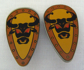Lego Bull's Attack Minifigure Lot Of 2 From Set 6096 Gilbert The Bad And Robber