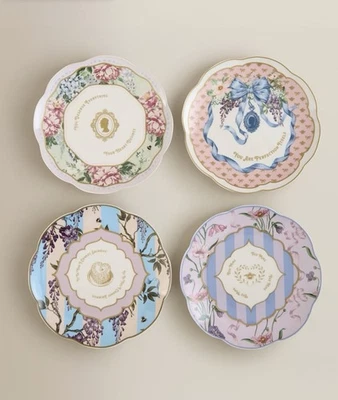 NEW Bridgerton Plates Set Of 4 Serving Plates Gift Set 2026 Limited Edition