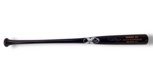 Jason Bourgeois Signed Auto Model 24 Pro Maple 33.5 Black Tuff Bat w/ JSA Cert