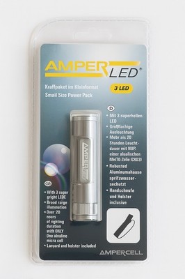 1 Taschenlampe Amper LED Uranus Mini 3LED Outdoor Lampen Minitaschenlampe Licht