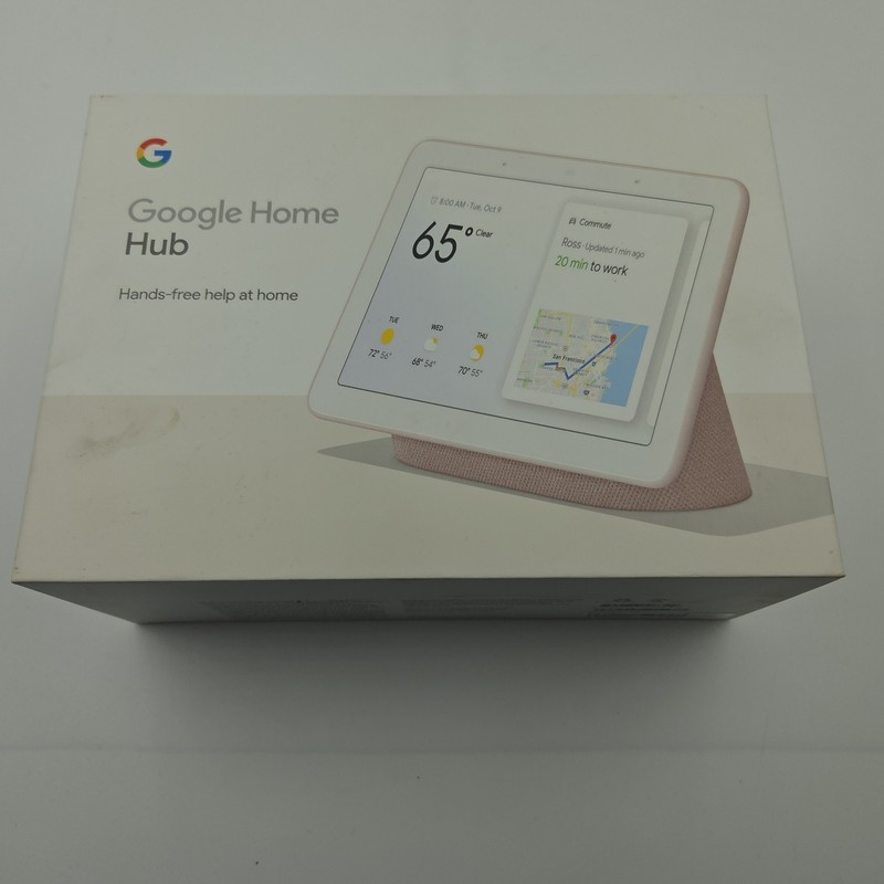 GOOGLE Home Hub Smart Display with Google Assistant 1st Generation NEW OPEN BOX