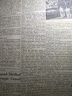 JULY 30-31 , 1948 NEWSPAPER #2440- OLYMPIC GAMES OPEN IN WEMBLEY, ENGLAND- 3PG — photo 4