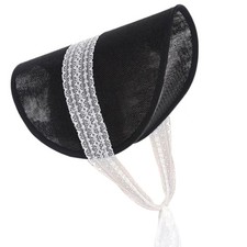 Pillbox Hat Victorian Bonnets Hat Base Victorian Hat for Girls Women
