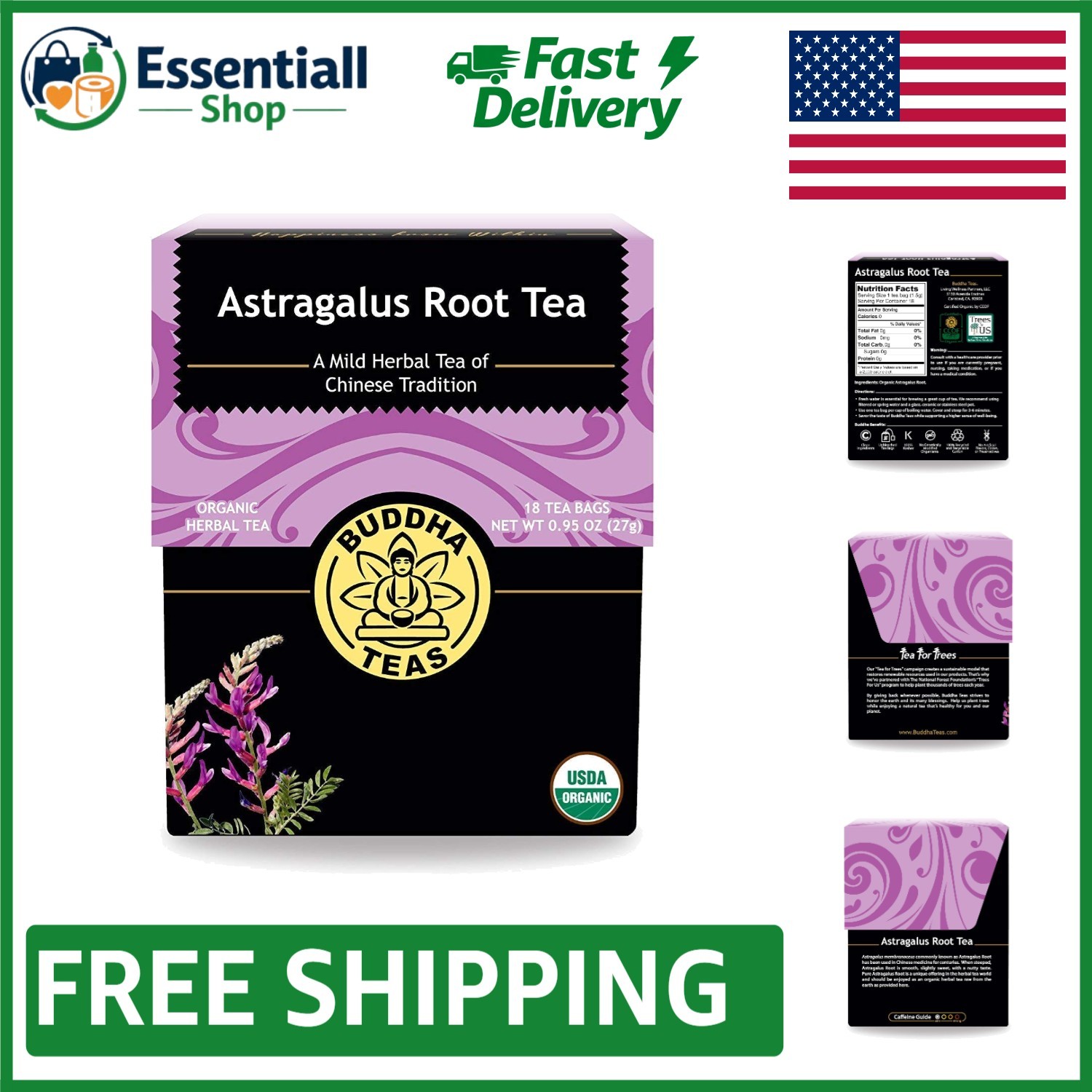 - Ou Kosher, Eco-friendly, Stress Relief - 18 Bags