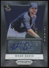 2012 Panini Prizm Auto Wade Davis #WD Auto