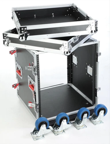 Gator G-TOUR 12U CAST ATA Rack Case w/Casters -Bent rack rails