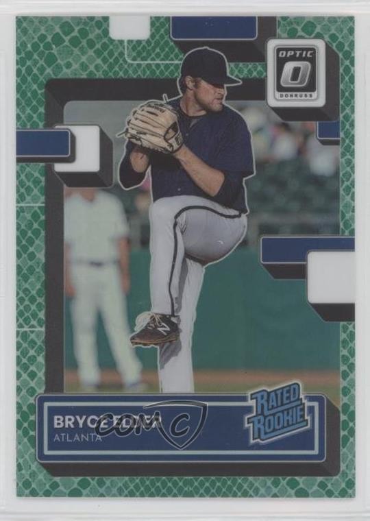 2022 Donruss Optic Rated Green Dragon Prizm 9/99 Bryce Elder #181 Rookie RC 1j2