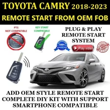 PLUG & PLAY REMOTE START 2018-2023 TOYOTA CAMRY KEY START