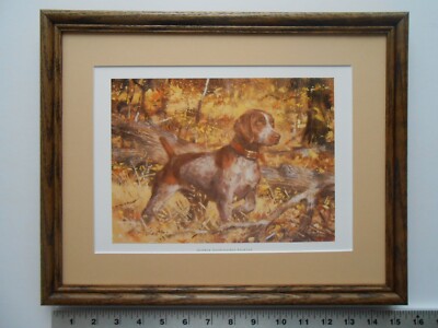 Robert Abbett GERMAN SHORT HAIRED POINTER 11x14 framed 4.0 239