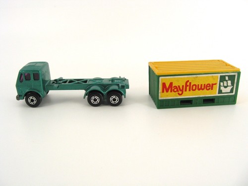 Matchbox Superfast Lesney MB ~ 1976/77 No.42 MERCEDES CONTAINER TRUCK Mayflower - Afbeelding 12 van 21