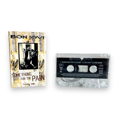 BON JOVI Something For the Pain CASSETTE UK Mercury 1995 2 Track Cassette Single