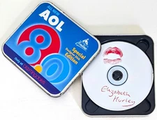 ELIZABETH HURLEY America Online Collectible Disc, AOL Designer CD v8.0, RARE