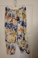 Jams World Colorful Crop Pants size small S   Dancers  EUC