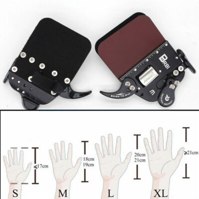 Barebow Protector Gear Archery Finger Tab Guard Cow Leather RH LH Hunting Decut