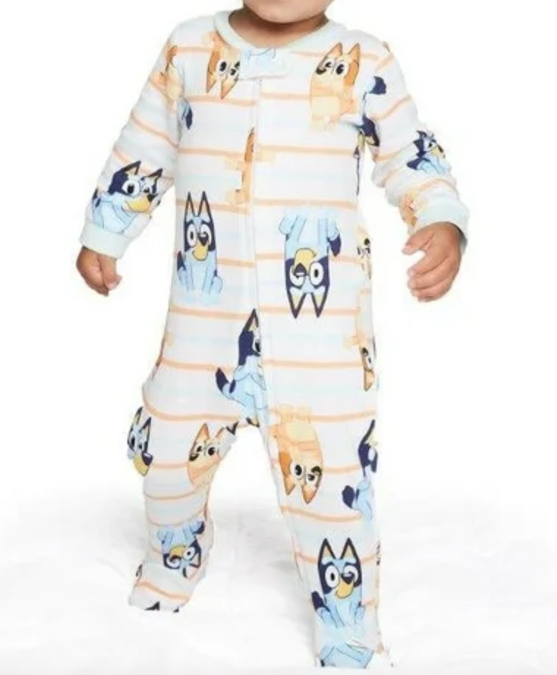 Disney Bluey One Piece Blanket Sleeper Pajamas Baby Infant NB 3 6 9 12
