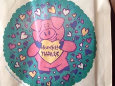 HEARTFELT THANKS 18" foil balloon #04349 - B25