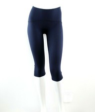 Spanx Leggings Booty Boost Active Knee-Length Compression 550 Lapis Night Navy 