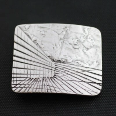 Design Gürtelschnalle Gürtelschließe-Wechselschließe Silber für 4cm Leder - Bild 1 von 3