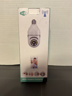 WIFI Smart Camera for Lightbulb socket w/ wall plug attachment Sc07axxus