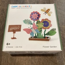 CaDA Elements Paper + Brick Construction Set Flower Garden-Brand new!