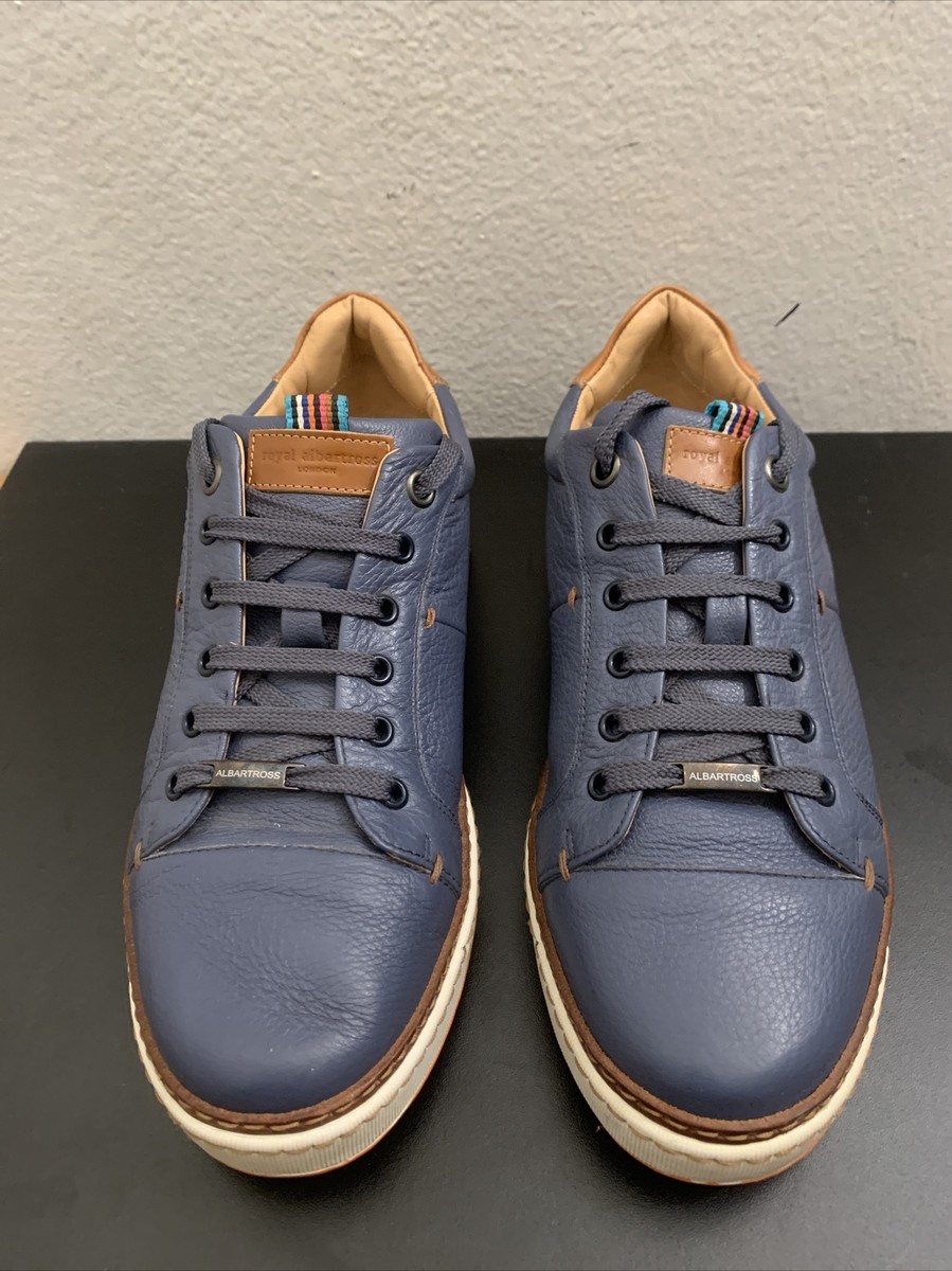 Royal Albartross Cutler Mens Size 8 Blue Leather Spikeless  display picture 2