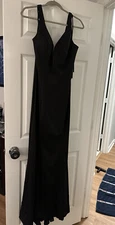 Aspeed Design Formal Dress With Sheer Panels Black Size XL NWT Runs Small