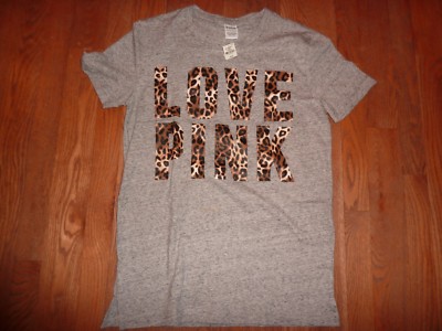 T-shirt Victoria's Secret PINK – Campus Love – Scoopneck – Taille Plus – Neuf étiquettes