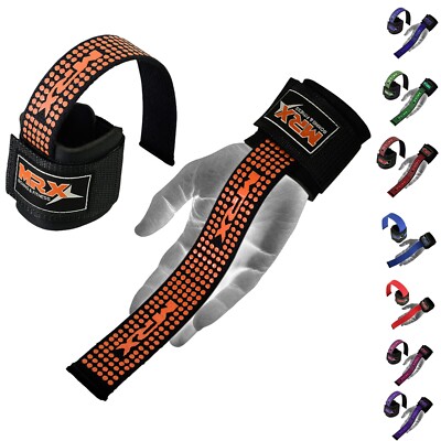 Weight Lifting Wrist Bar Straps Gym Bodybuilding Power Support Wraps Bandages