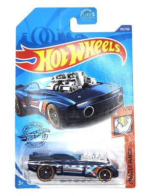 Hot Wheels Blue Rodger Dodger 2.0 Muscle Mania Kids Model Diecast
