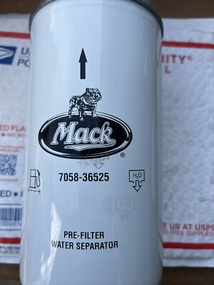 GENUINE MACK 7058-36525 FUEL FILTER ELEMENT NEW OEM NOS