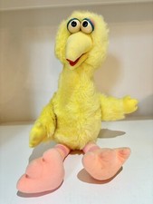 Vintage 1986 Playskool Sesame Street Talking Big Bird Plush Pull-String 21"