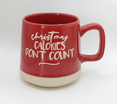 Christmas Calories Don't Count Coffee Mug Cup 18 Oz Ceramic By Wendy  Bellissimo | eBay
