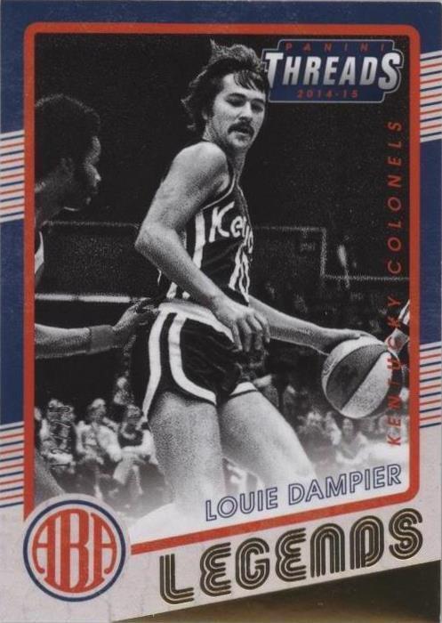 2014-15 Panini Threads - Aba Legends Louie Dampier #1 Century Proof ...