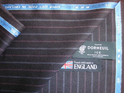 Dormeuil 88% Super 120 S, 8% Mohair,4% Kaschmir Flanell Eis Stoff 1.5m+1.4m=2.9m