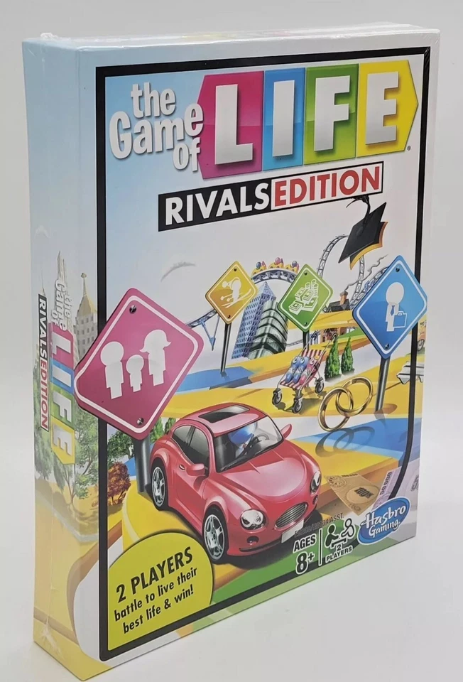 The Game of Life - Juego de Mesa Edición Rivals - 2 Jugadores Batalla por Hasbro ¡Nuevo! Foto 2 de 4