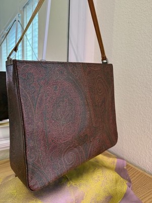Vintage Etro Paisley Boston 1999 Made in Italy EUC