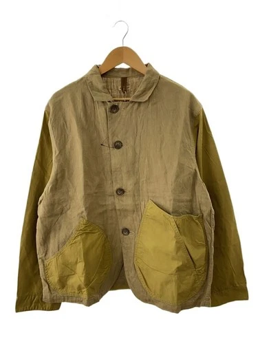 KAPITAL Ringoman Coverall Jacket, Size 5, Linen, Beige, EK-1575LJA Used