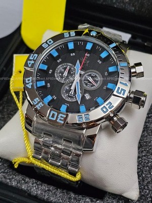 Invicta - SEA BASE #30 Swiss 5050.E Limited Ed - Mirrored 53mm LUME mens watch