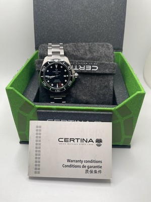 Certina Men's Swiss Autometic DS Action Diver Stainless Steel Bracelet Watch 43m
