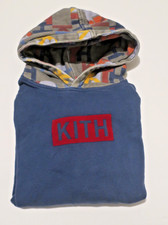 Kith Kids Felt Logo Hoodie Sweatshirt Size 7