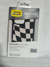 OtterBox Symmetry Series MagSafe Slim Case iPhone 16 Pro Max Wavy Charcoal