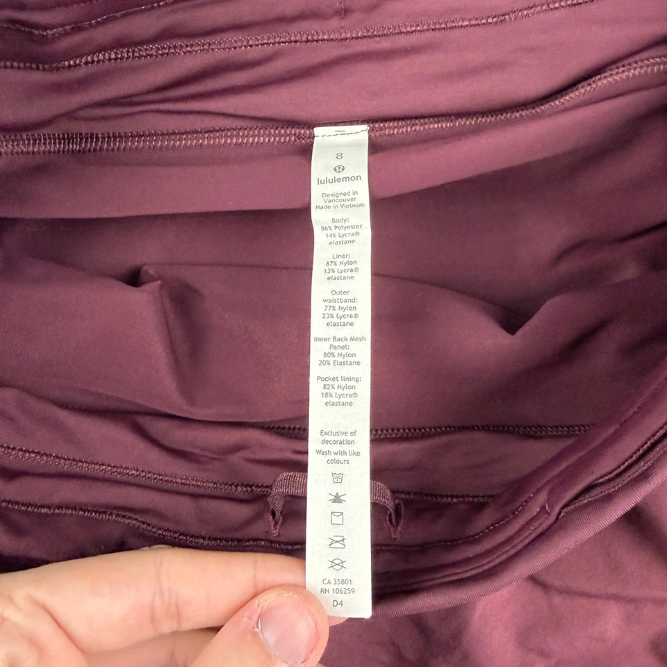 Falda Lululemon Play Off The Pleats para mujer 8 tenis pickleball correr Foto 4 de 4