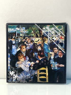 7'' Jumbo Galerie Puzzle 210 Piece Renoir Le Moulin de la Galette #1383 Complete