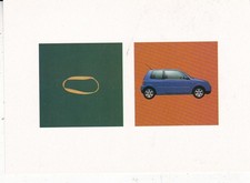 Volkswagen Lupo Advertising Postcard unused VGC