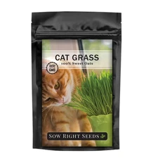 - Bulk Cat Grass Seeds for Planting - 8 oz - Non-GMO Heirloom 100% Sweet Oats...
